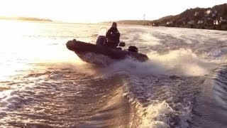 Testfahrt Adventure Vesta V380 SPORT2 RIB Schlauchboot mit 15 PS Tohatsu MFS15C EPTL [upl. by Albers544]