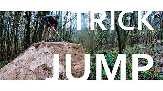 TrailBuilding  Construction dun Gros Jump part 1 4K [upl. by Ertha]