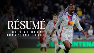 Résumé vidéo  OL vs AS Roma 41 ⚽️💫 [upl. by Akinnor]