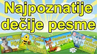 Najpoznatije dečije pesme  MIX najpoznatijih pesama za decu  Razbole se lisica  Zakleo se bumbar [upl. by Veronique]