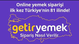 Getir Yemek Siparişi Nasıl Verilir  Getir Yemek Kart Ekleme [upl. by Thornburg665]