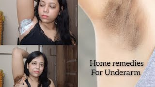 Underarm Whitening At Home  Home Remedies To Whiten Your Dark Underarms bornalipoddarofficial [upl. by Hanikehs]