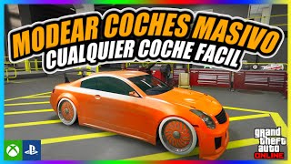 COMO MODEAR COCHES MASIVO CUALQUIER VEHICULO CAR TO CAR en GTA 5 Online [upl. by Llenwad382]