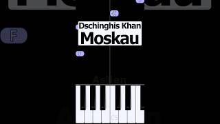 Dschinghis Khan  Moskau  Piano Tutorial [upl. by Adnyc184]