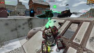 Tanki Online Isida XT Skin Nanomass Reactor Augment and Hopper Blaster gameplay no commentary [upl. by Odranoel]