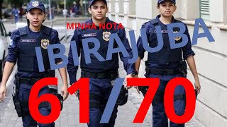 Sobre a GCM IBIRAJUBA NOTA DE CORTE MINHA NOTA ETC [upl. by Novoj]