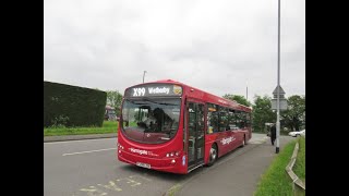 THRASH Harrogate Bus Co 1854 FJ58LSN on X99 to Wetherby 20240524 Part 1 [upl. by Ayot223]