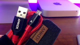 Amazing Micro USB Cable The Anker Powerline Review [upl. by Thad]