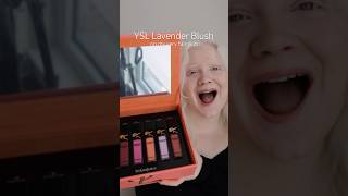 Trying the viral YSL Lavender Blush on my very fair skin shorts [upl. by Beshore376]