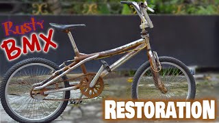 FULL RESTORATION GT Bicycle Motoxross BMX [upl. by Bourgeois]