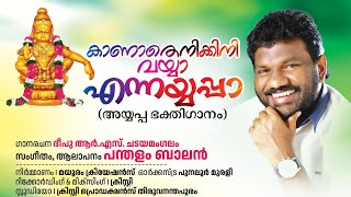 Kanathenikkini vayya en Ayyappa  Devotional Song  Dr Pandalam Balan  Mayooram Creations [upl. by Koh]