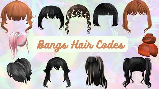 NEW 30 Bang Hair Codes Berry Avenue Bloxburg And Brookhaven Roblox [upl. by Greenebaum124]