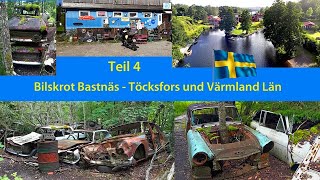 Motorradreise Schweden Teil 4 Bilskrot Bastnäs  Töcksfors  Värmländ Län [upl. by Buzzell]