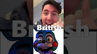 Dawko VS Toy Bonnie FNAF Meme shorts [upl. by Tinor699]