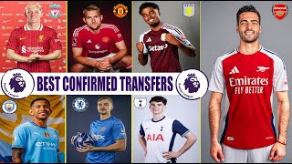 BEST 20 CONFIRMED TRANSFERS IN PREMIER LEAGUE SUMMER 2024🤯GordonDe ligtSavioCalafiorizirkzee🔥 [upl. by Humphrey]