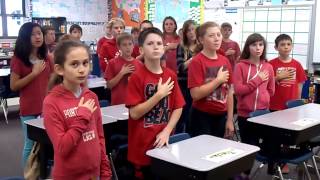 Pledge of Allegiance in Spanish [upl. by Nidorf760]