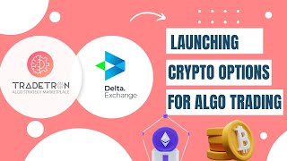 Algo Trading on crypto options using deltaexchange  Bitcoin Etherium automated trading [upl. by Noinatrad]