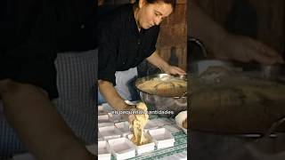 SHORT  Famosos SOBAOS elaborados a mano en horno tradicional de leña Vídeo completo en mi canal [upl. by Aihsiym]