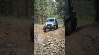 FLEXING AT THE WHIPSAW TRAIL IN HEAVT RAIN whipsawtrail offroad shorts [upl. by Ailbert]