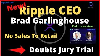 RippleXRPBrad Garlinghouse And Ryan SelkisMainNetNo Retail SalesDoubts Jury TrialXRP Regulated [upl. by Torry]