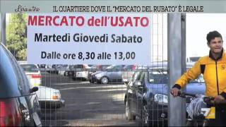 Il quartiere dove il ‘mercato del rubato’ è legale [upl. by Ellednek]