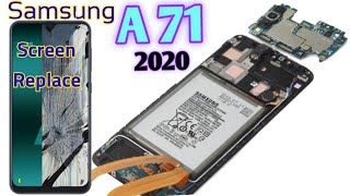 Samsung A71 Touch Screen Replacement  samsung A71 Screen price  disassambly  By Level technics [upl. by Boak492]