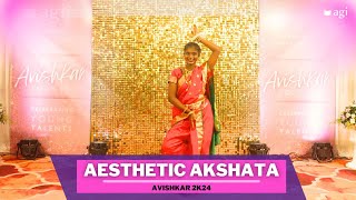 Avishkar 2024  AESTHETIC AKSHATA  Agrawal Commerce Classes  Vikhroli [upl. by Boehike679]