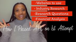 SAICA APC Board Exam Research Websites  Industry Research  Research Questions [upl. by Marella]