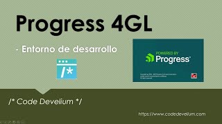 1 Progress 4GL Presentación del entorno [upl. by Ecinehs701]