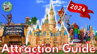 Shanghai Disneyland ATTRACTION GUIDE  2024  All Rides amp Shows [upl. by Nayve260]