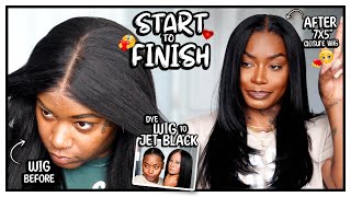 Watch Me Customize A 7x5quot Closure Wig  Start to Finish  EBIN Lace Melt Mousse  Fairyycemeber [upl. by Benildas851]