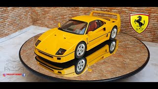 118 Gt Spirit Ferrari F40 Yellow GT839 [upl. by Huan]