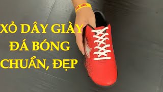 Hướng dẫn Xỏ dây giày Đá Bóng Chuẩn Đẹp  YaTa [upl. by Nedah306]