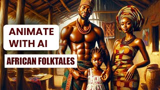 How to Create AFRICAN folktales Story Videos for FREE  Animated African folktales 2024 [upl. by Aisac]