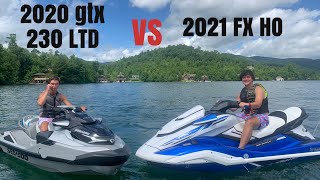 2021 YAMAHA FX HO VS 2020 SEADOO GTX 230 [upl. by Netsirhk]