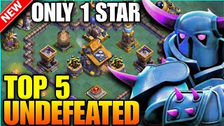 NEW TOP 5 BEST BH10 BASES with COPY LINK  BH10 TROPHY BASE LINK  ANTI 2 STAR BH10 BASE LINK  COC [upl. by Fogarty]