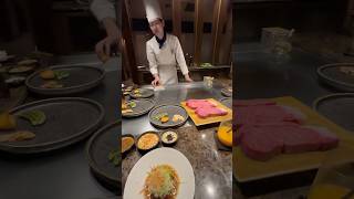 Ginza Teppanyaki 銀座 鉄板焼き ginza teppanyaki japan japanesefood mobster94 [upl. by Victorie]