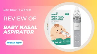 Review Baby Nasal Aspirator ad [upl. by Paolina]