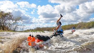 Crazy flip on Jet Ski JetSkiFails [upl. by Ashford]