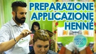 Preparazione e Applicazione Henné con Verdebrina  Erbe Tintorie  Another and More [upl. by Aiekan]