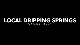 Local Dripping Springs Drone Video October 2024 [upl. by Nic]