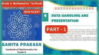 Class 6 Maths  Chapter 4 Data Handling and Presentation  Part  1GANITA PRAKASH New Ncert [upl. by Alleen]