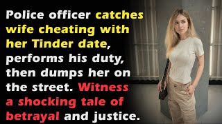 Police Officer Finds Wife on Tinder Date Dumps Her on the Spot Cheating Wife Stories Audio Story [upl. by Brianna]