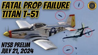 Titan T51 Fatal Prop Hub Failure 21 July 2024 [upl. by Merrell]