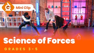 Forces for Kids  Balanced and Unbalanced  Science Lesson for Grades 35  MiniClip [upl. by Corneille928]