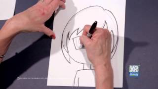 Teaching Kids How to Draw How to Draw a Manga Character [upl. by Viglione564]