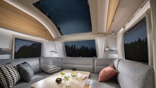 Schönster Design Family Wohnwagen Europas Adria Adora 613 PK Lounge 2022 Caravan XXL Schlafplätze [upl. by Croydon]