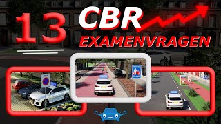 13 CBR Examenvragen  Auto Theorie Examen 2024 [upl. by Nauqat]