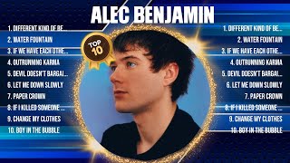 Alec Benjamin Greatest Hits 2024 Collection  Top 10 Hits Playlist Of All Time [upl. by Ahsiuqel]