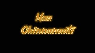 Naa Chinnanaati GundeFrom ANIMAL Telugu Song Lyrics Video WhatsApp Black Screen Status [upl. by Keli647]